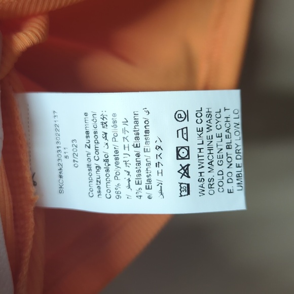 Orange Tank Top - Picture 3 of 3